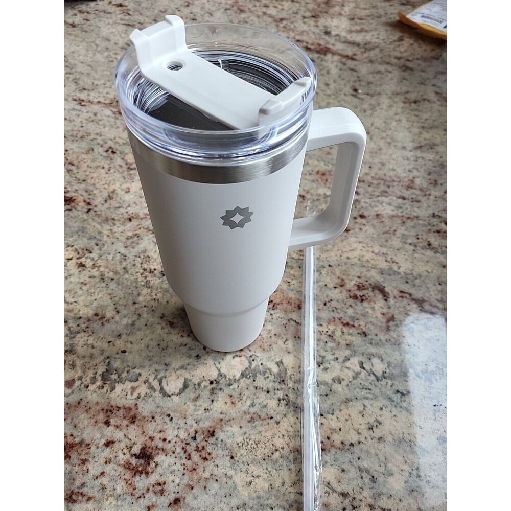 40 oz Tumbler with Straw Lid Insulated Double Wall Stainless Steel Water Bottle